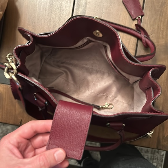 Michael Kors Maroon Purse - Picture 6 of 6